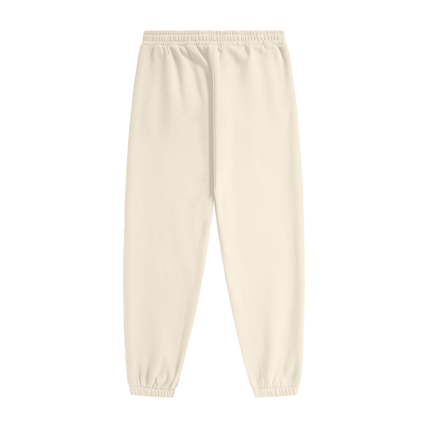 Vidal Unisex White Print Heavyweight Fleece Joggers
