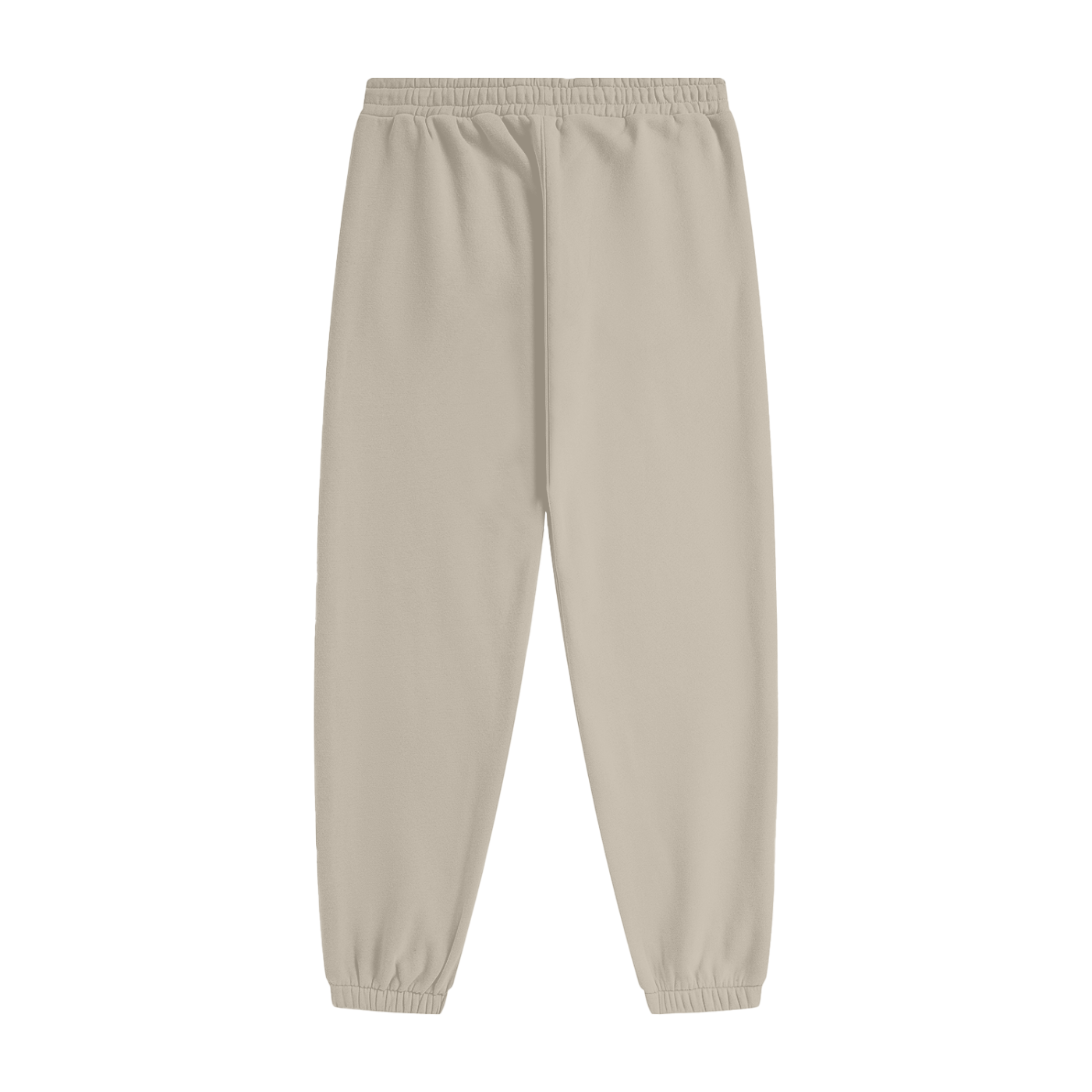 Vidal Unisex White Print Heavyweight Fleece Joggers