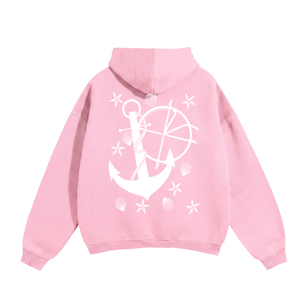 Vidal Anchor Combo Oversize Fleeced Hoodie